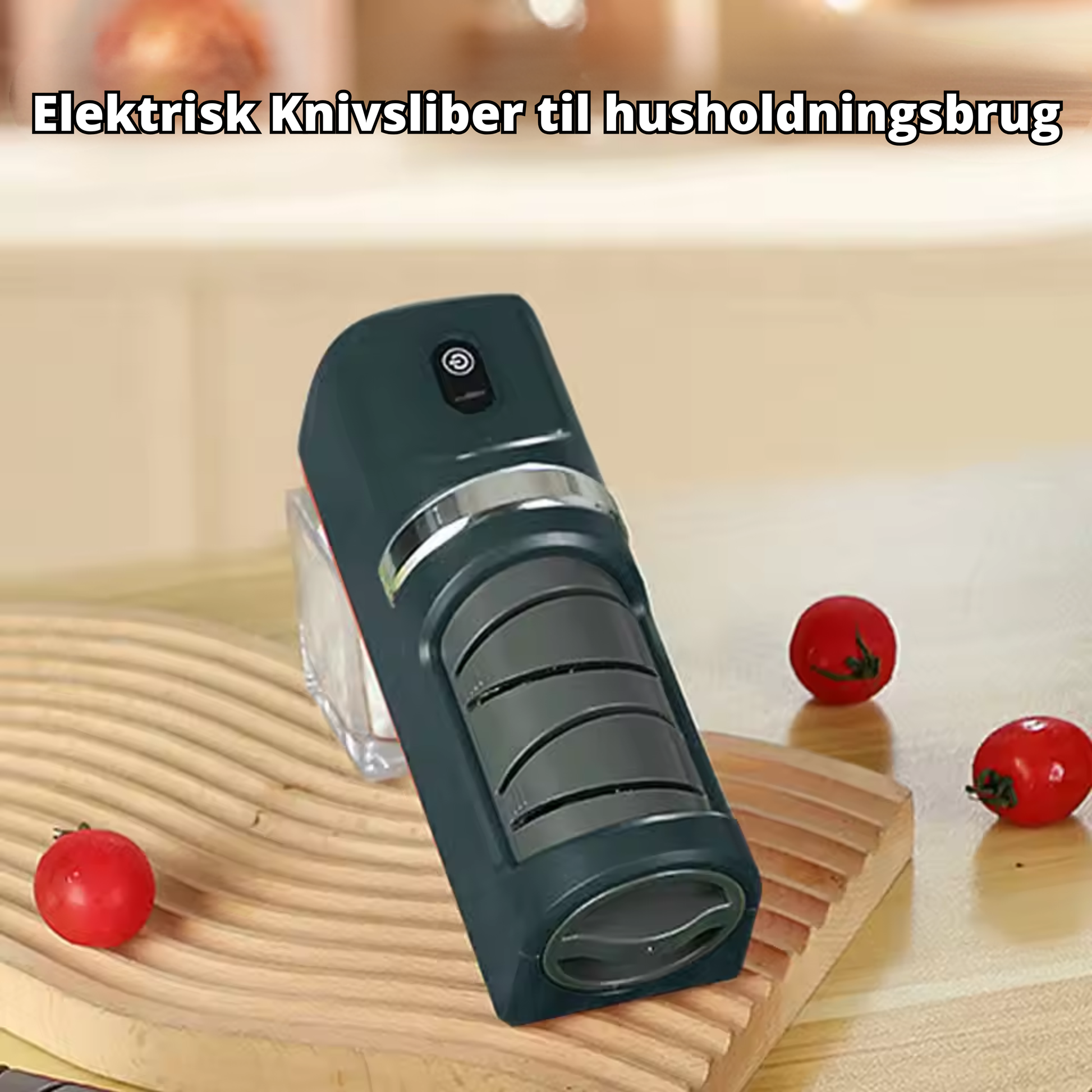 Electric knife sharpener USB rechargeable with battery