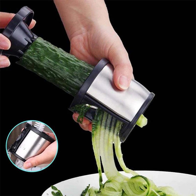 Vegetable spiral cutter stainless steel - even noodles every time – alternate product view 5