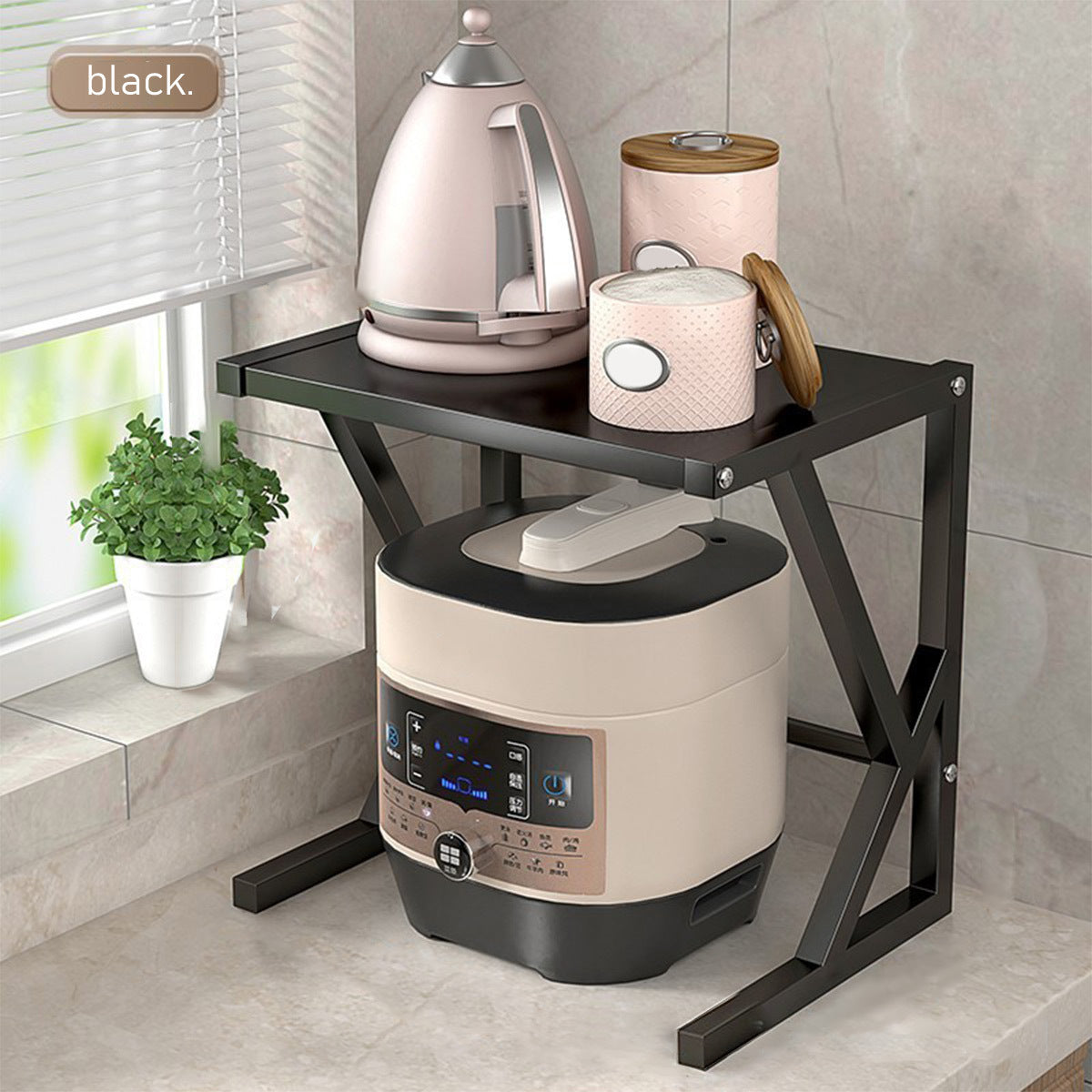 Double Layer Kitchen Storage Rack - Milan – alternate product view 2