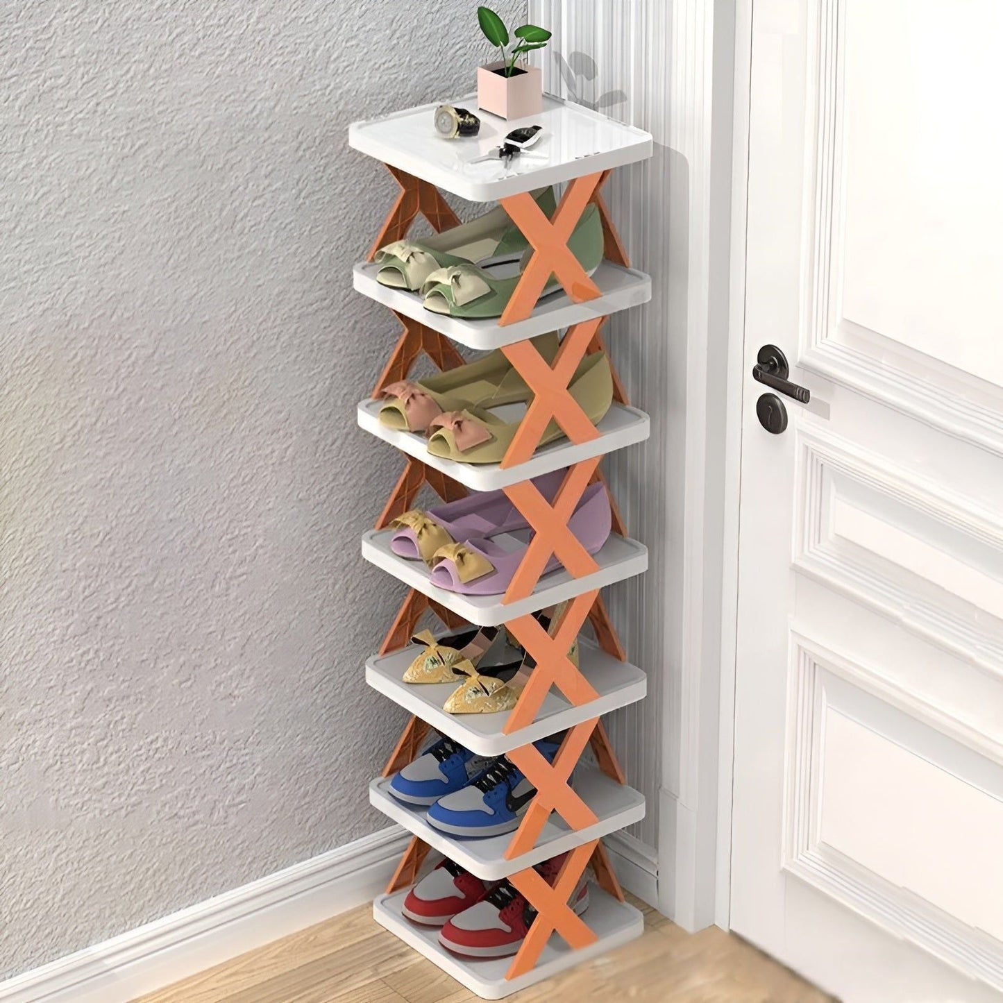 Shoe rack foldable with 3-7 layers – alternate product view 8