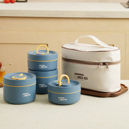 Multilayer Insulated Lunch Box with Carry Bag - ThermoBox – alternate product view 2