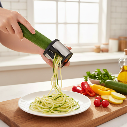 Vegetable spiral cutter stainless steel - even noodles every time – alternate product view 4