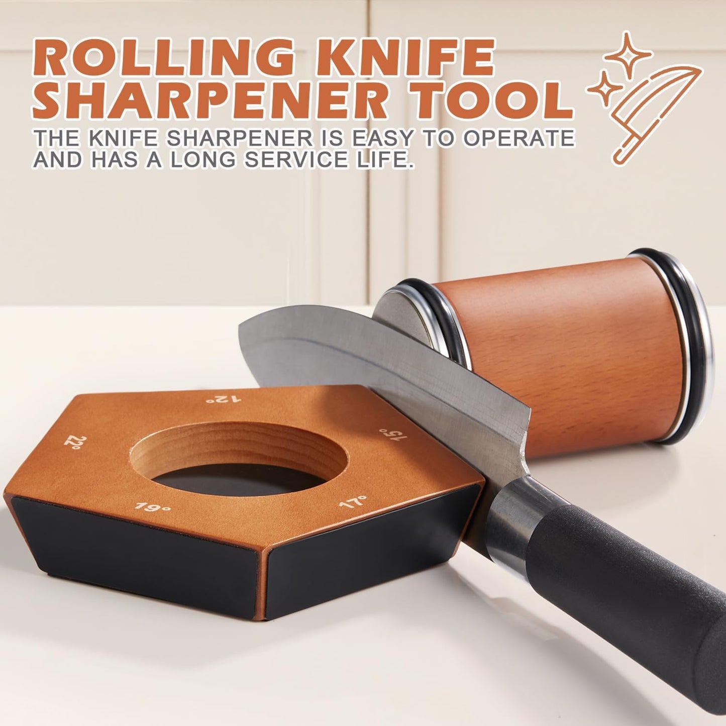 Manual diamond rotary knife sharpener - SharpRoll – alternate product view 8