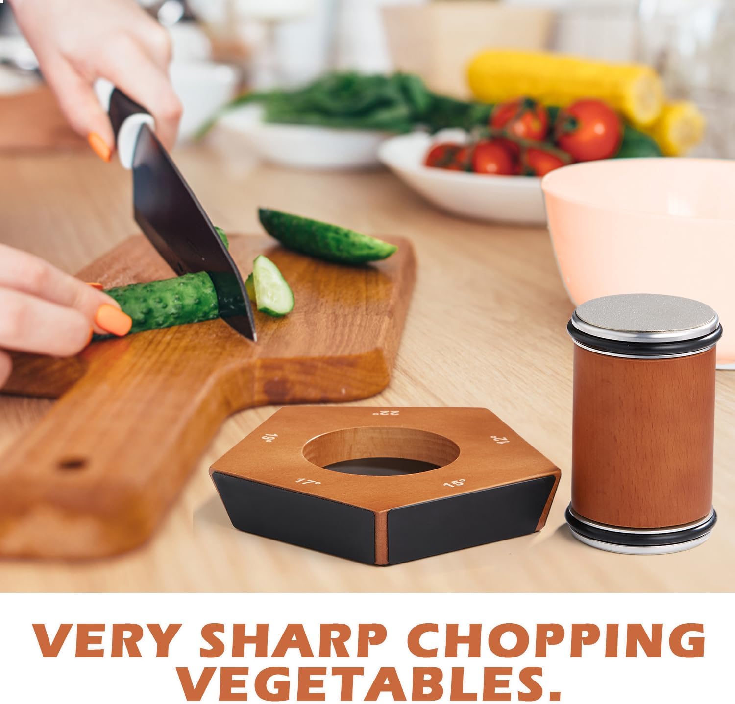 Manual diamond rotary knife sharpener - SharpRoll – alternate product view 3