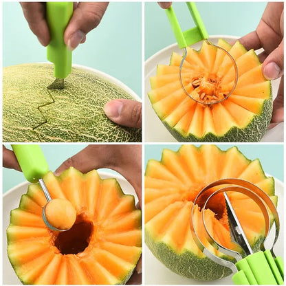 3-in-1 Fruit Slicer – Multipurpose Kitchen Cutting Tool – alternate product view 4
