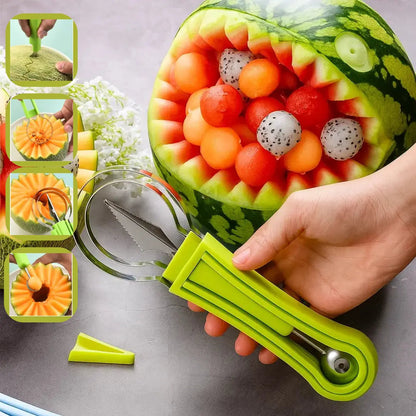 3-in-1 Fruit Slicer – Multipurpose Kitchen Cutting Tool – alternate product view 3