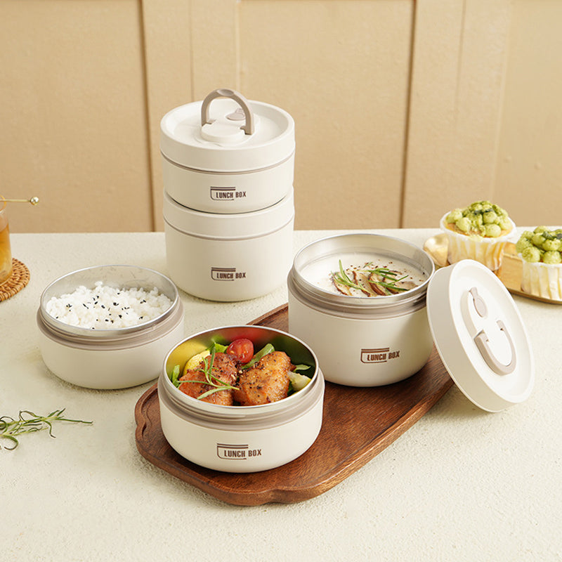 Multilayer Insulated Lunch Box with Carry Bag - ThermoBox