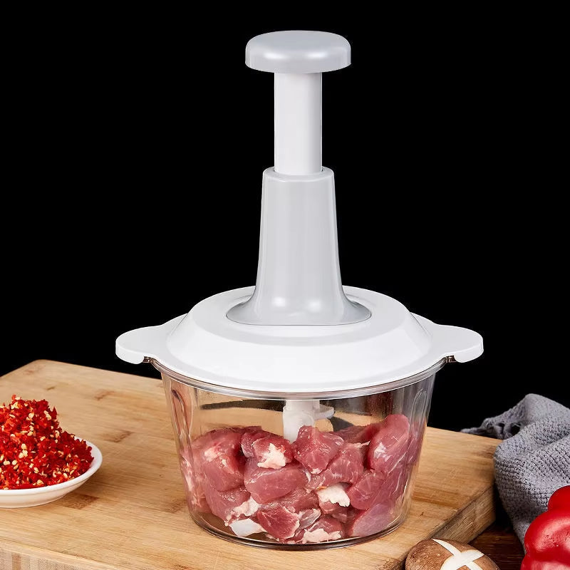 Manual chopper without electricity - stainless steel blades – alternate product view 5
