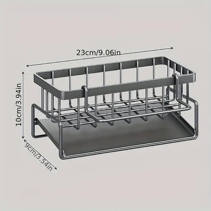 Sink organizer with drip tray and towel rail – alternate product view 7
