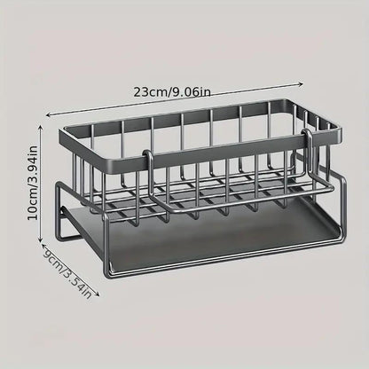Sink organizer with drip tray and towel rail – alternate product view 3