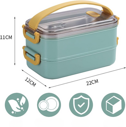 Thermally insulated lunch box made of stainless steel - 4 hours warm or cold – alternate product view 12