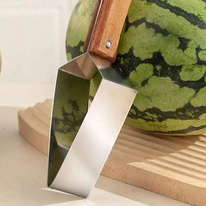 Stainless steel fruit cutter with ergonomic handle – alternate product view 3