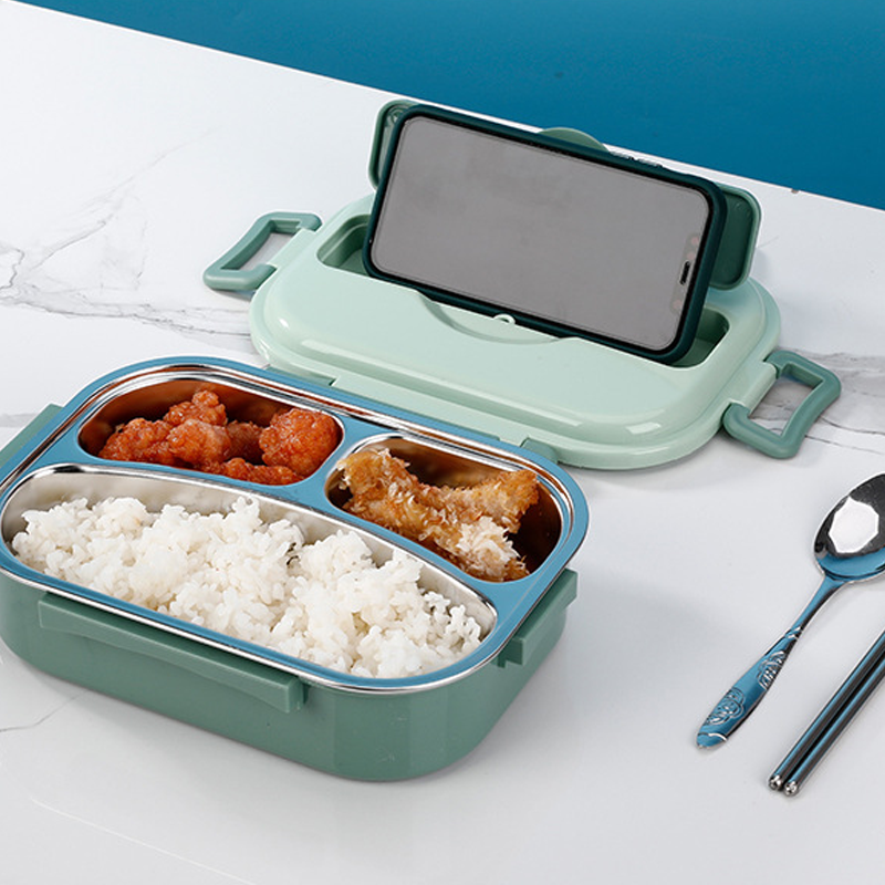 Lunch box stainless steel with 3 or 4 compartments – alternate product view 9