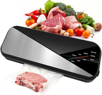6-in-1 vacuum sealer with 80 kPa suction and 30 cm sealing strip - Fresvyn – alternate product view 2