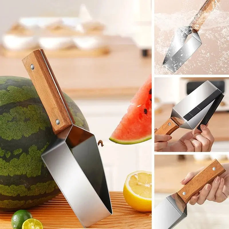 Stainless steel fruit cutter with ergonomic handle – alternate product view 7