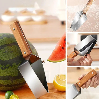Stainless steel fruit cutter with ergonomic handle – alternate product view 7