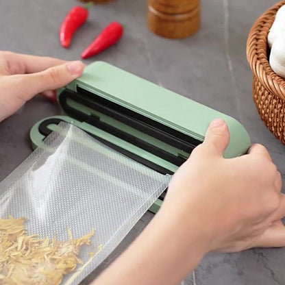 Wireless vacuum sealer with display – compact and rechargeable – alternate product view 4
