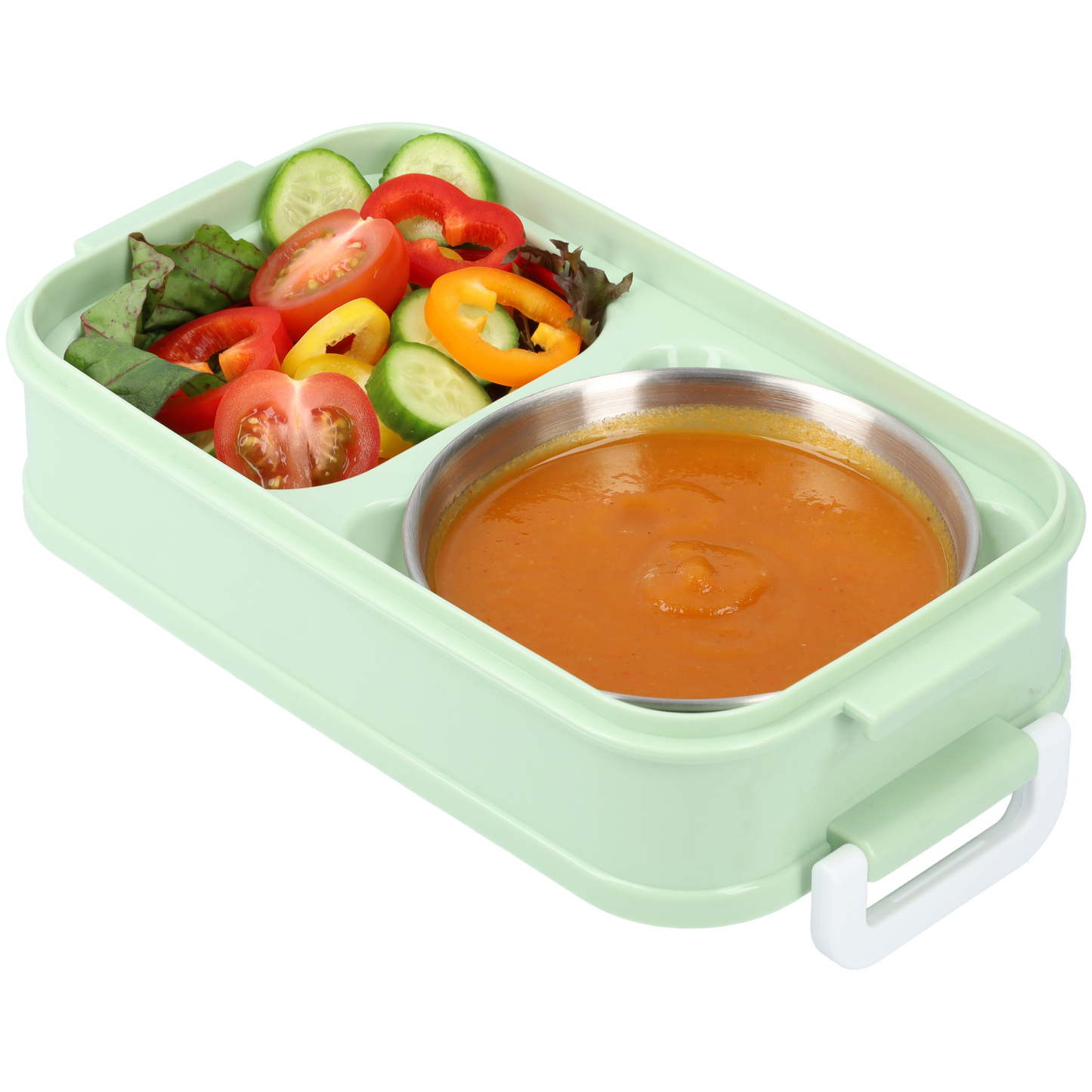 3-tier lunch box with soup container and cutlery – alternate product view 3