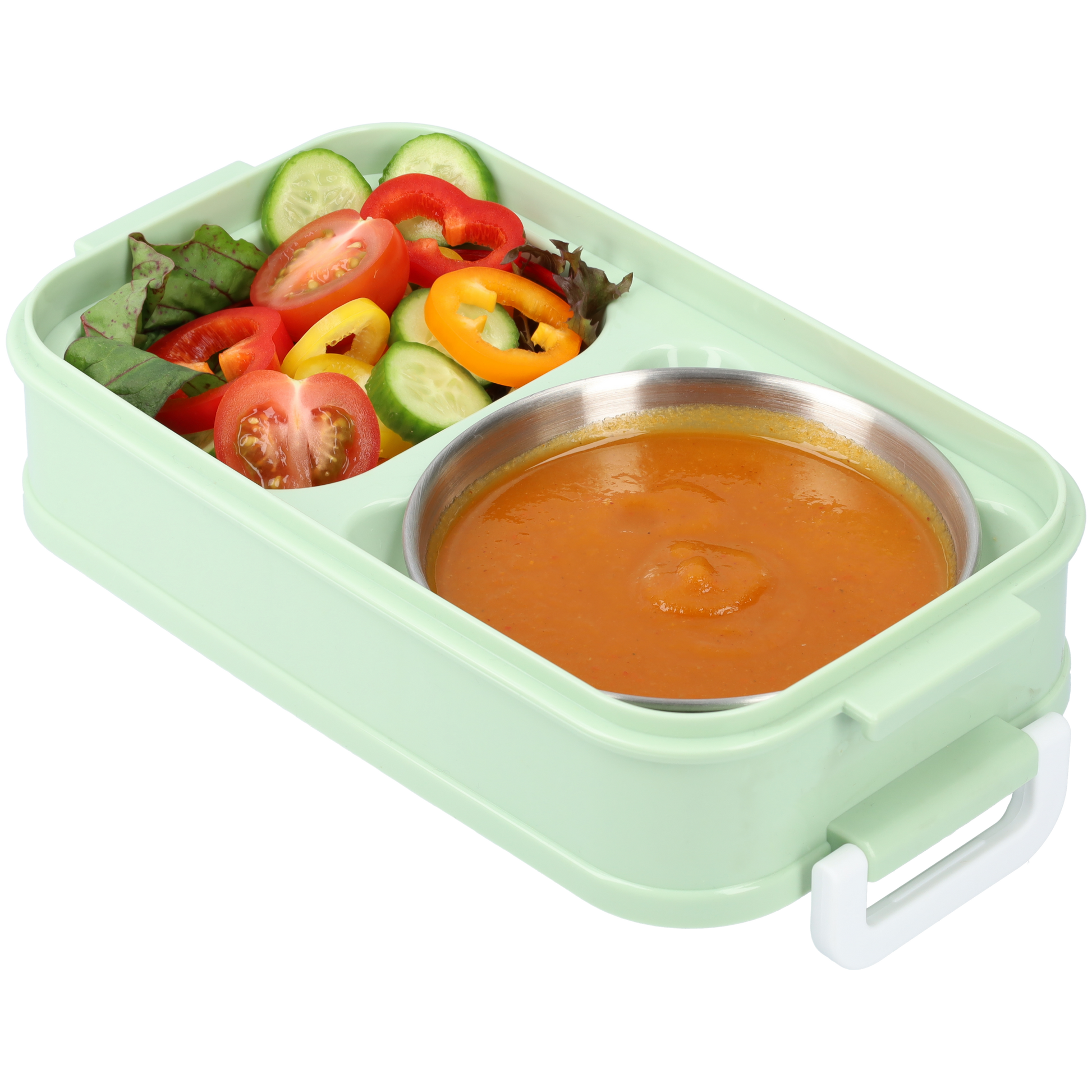3-tier lunch box with soup container and cutlery – alternate product view 3