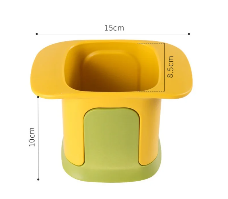 Vegetable cutter hand pressure mechanism for chips and cubes – alternate product view 6