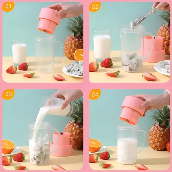 Portable Blender Cup - Fresh smoothies in seconds – alternate product view 4