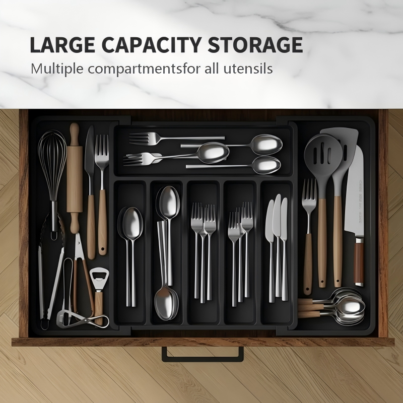 Expandable Cutlery Drawer Organizer – Adjustable 33–57 cm – alternate product view 5