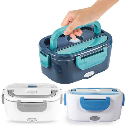 Electric lunch box with heating function - stainless steel – alternate product view 6