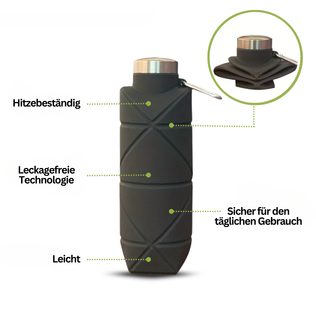 Foldable water bottle 750 ML - AquaFold – alternate product view 5