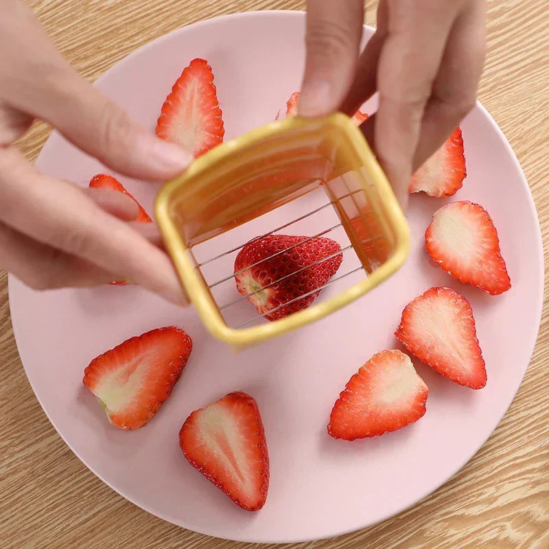 Quick-Cut Cup Slicer – Fruit & Vegetable Preparation Tool – alternate product view 5