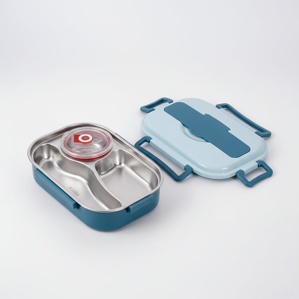 Stainless steel bento lunch box - HeatNook – alternate product view 10