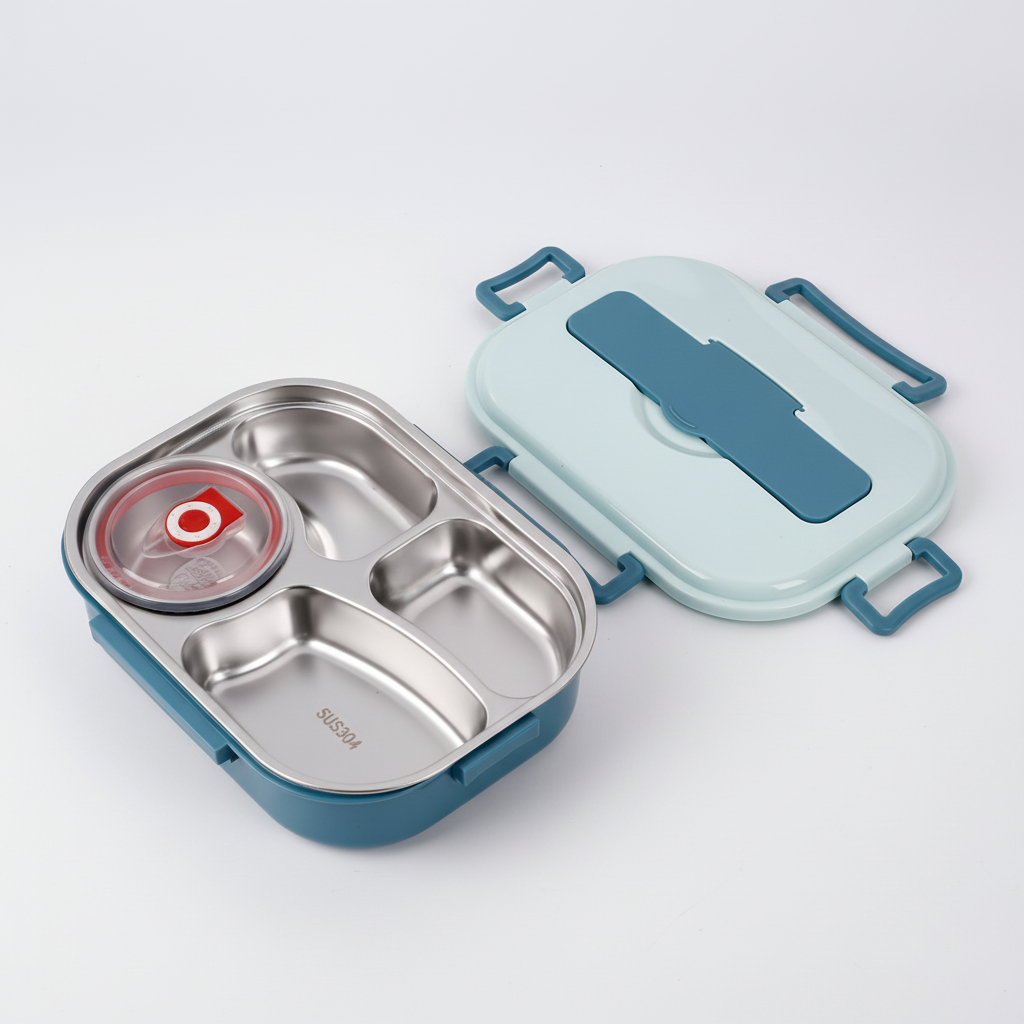 Stainless steel bento lunch box - HeatNook – alternate product view 11