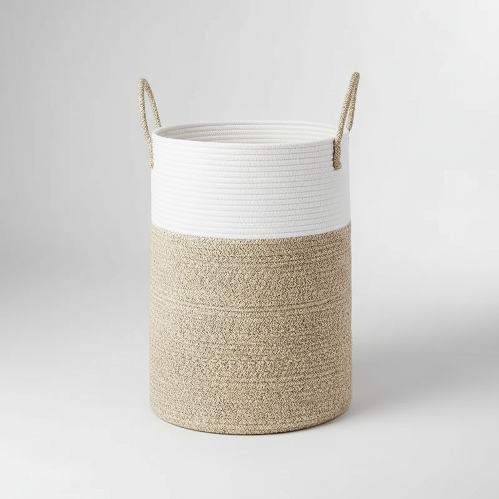 Foldable Round Laundry Basket - TidyLoop – alternate product view 5