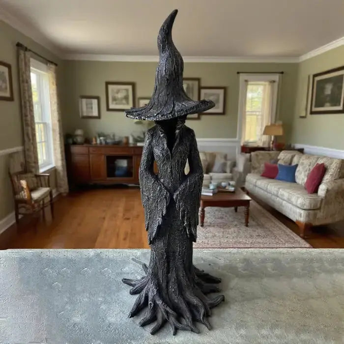 Handcrafted Witch Garden Statue Weatherproof Resin Guardian Figure for Yard Patio Home Outdoor Spiritual – alternate product 