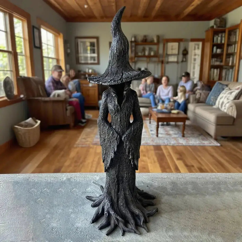 Handcrafted Witch Garden Statue Weatherproof Resin Guardian Figure for Yard Patio Home Outdoor Spiritual – alternate product 