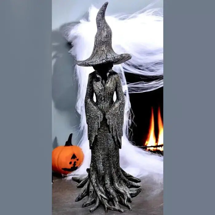 Handcrafted Witch Garden Statue Weatherproof Resin Guardian Figure for Yard Patio Home Outdoor Spiritual – alternate product 