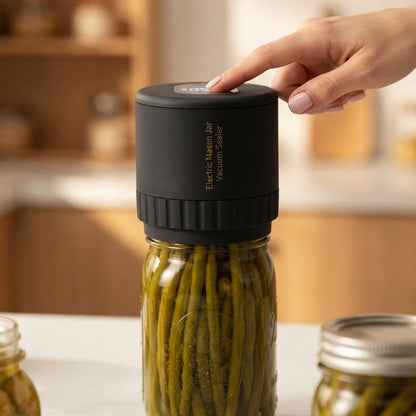Electric Vacuum Sealer for Mason Jars - Airtight in 30 seconds