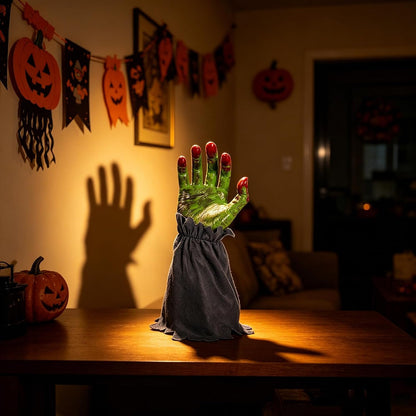 Halloween Electric Bouncing Walking Zombie Hand Animatronic Spooky Party Decor Prop Toy – alternate product view 4
