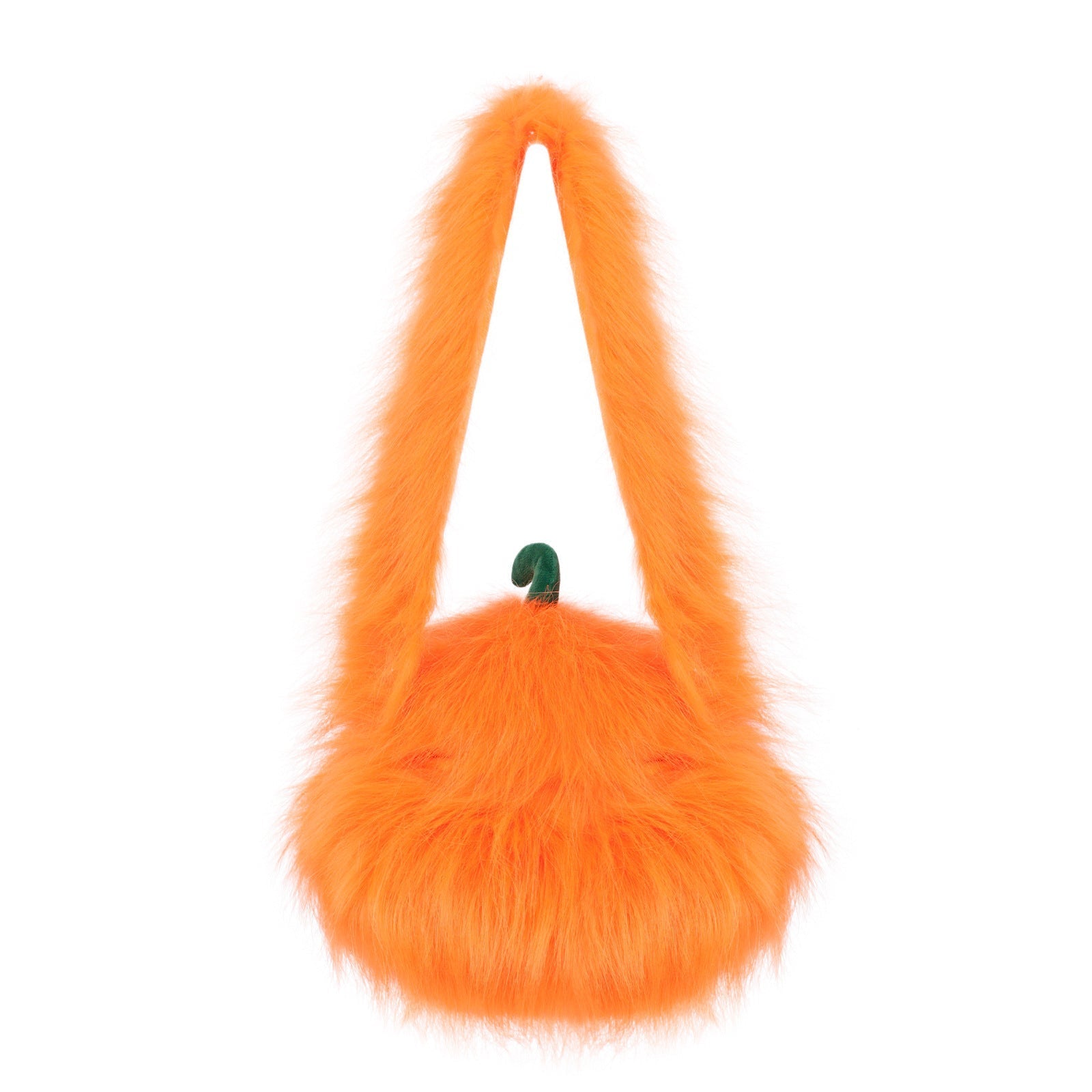 19.68'' Halloween Plush Toy Pumpkin Candy Bag Fluffy Plush Pumpkin Shoulder Handbag for Halloween Party – alternate product v
