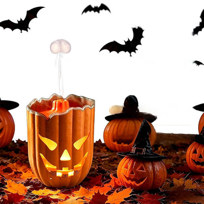 6.5'' Halloween Pumpkin Humidifier Jellyfish Mist Aroma Diffuser with Remote Control and Ambient Light – alternate product vi