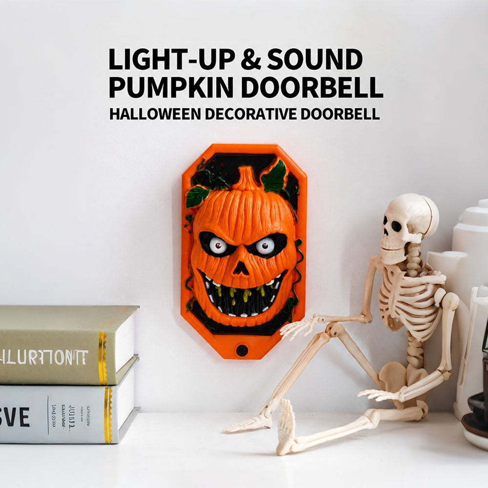 Halloween Scary Doorbell With Pop‑up Spider Flashing LED Eyes and Spooky Sound Effects for Home Decor – alternate product vie
