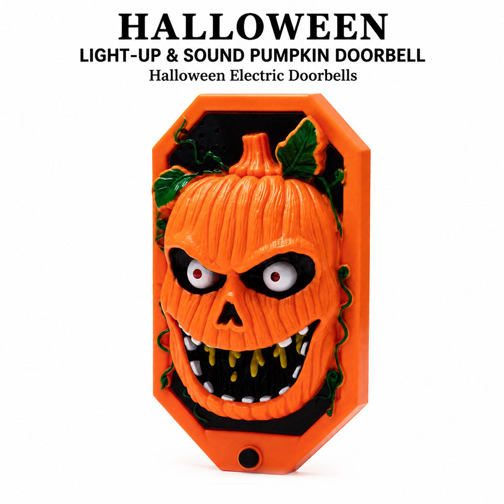 Halloween Scary Doorbell With Pop‑up Spider Flashing LED Eyes and Spooky Sound Effects for Home Decor – alternate product vie