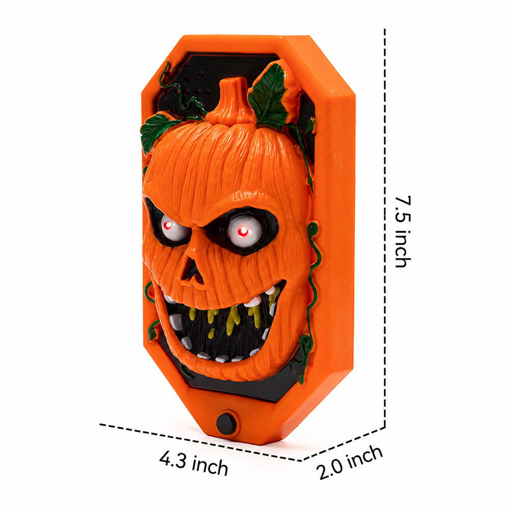 Halloween Scary Doorbell With Pop‑up Spider Flashing LED Eyes and Spooky Sound Effects for Home Decor – alternate product vie