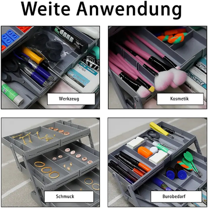 Expandable 3-Tier Drawer Organizer – Space-Saving Storage – alternate product view 8