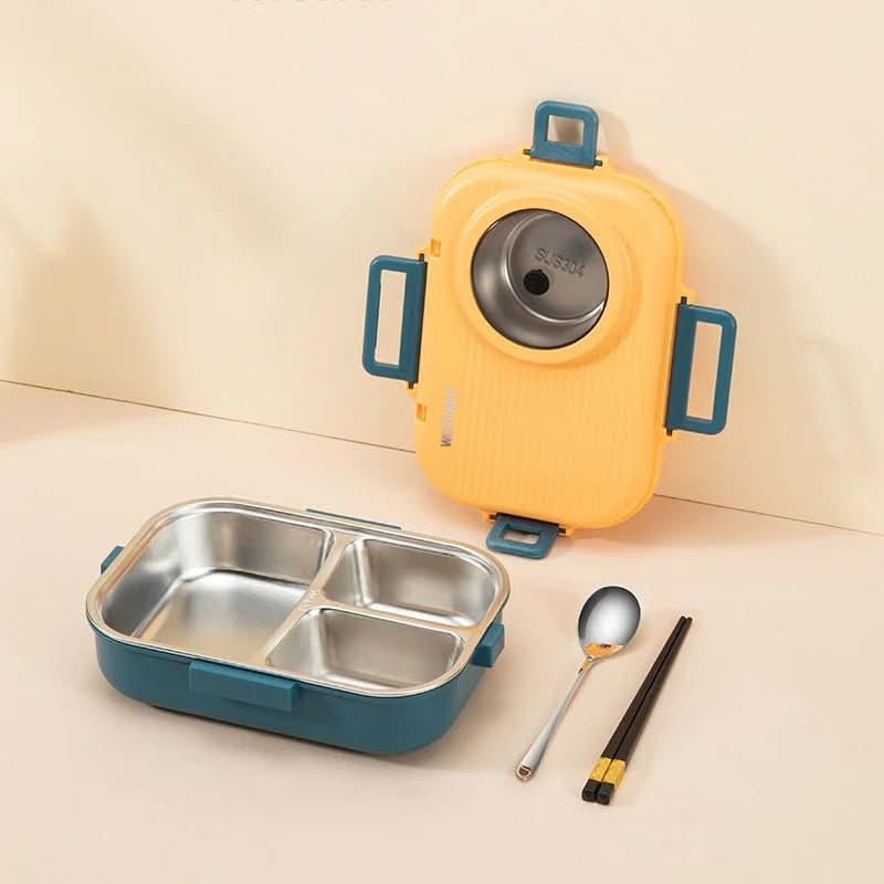 Lunch box stainless steel with insulation and 3 compartments – alternate product view 12