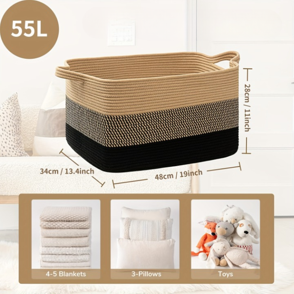 55 L Large Storage Basket – Multipurpose Organizer – alternate product view 7
