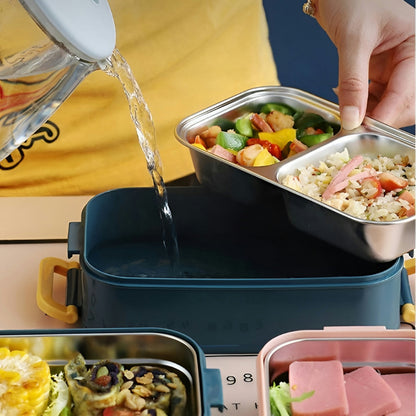 Thermally insulated lunch box made of stainless steel - 4 hours warm or cold – alternate product view 5