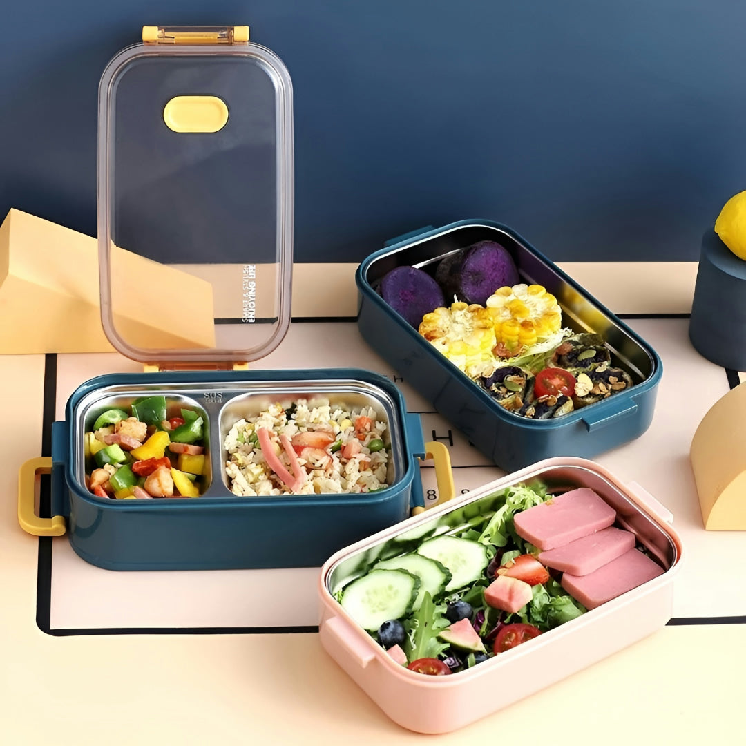 Thermally insulated lunch box made of stainless steel - 4 hours warm or cold – alternate product view 3