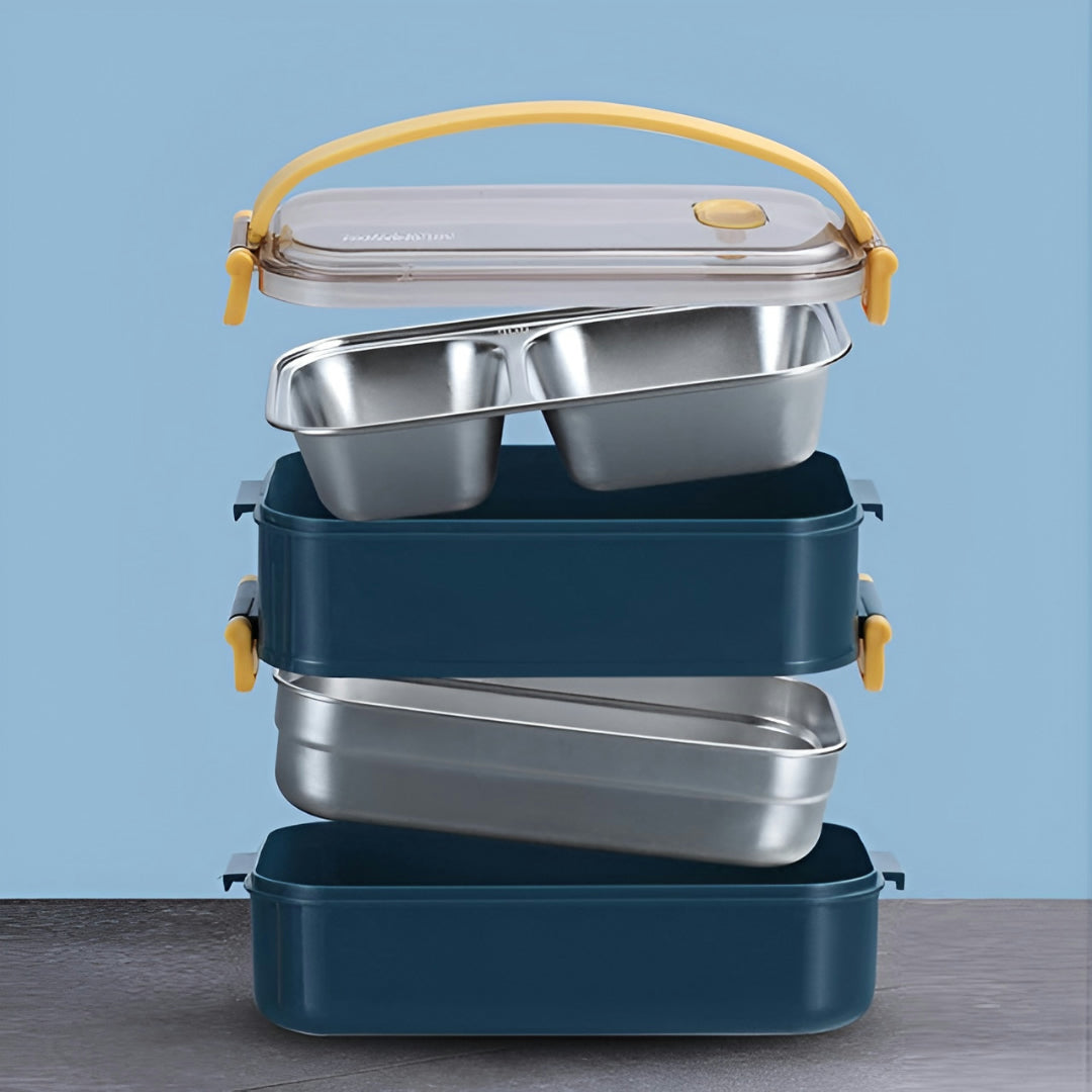 Thermally insulated lunch box made of stainless steel - 4 hours warm or cold – alternate product view 6
