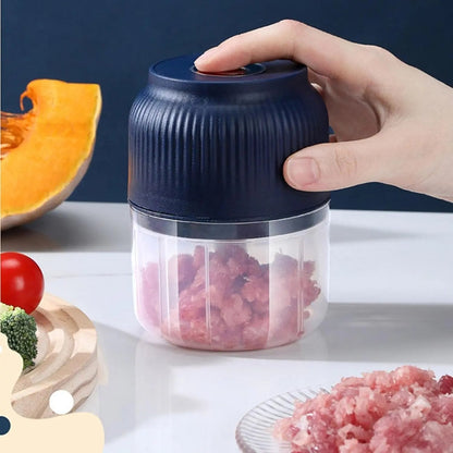 Mini Garlic Chopper — Chops meat, nuts & spices effortlessly