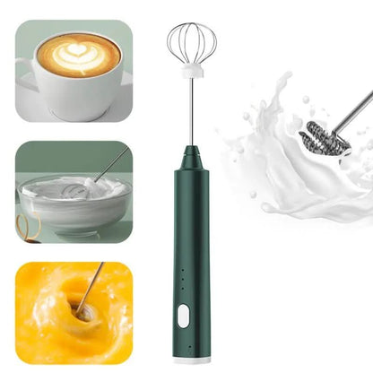 USB rechargeable mini hand mixer with 3 speed settings – alternate product view 2